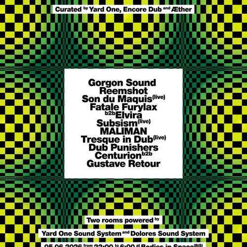 Promo van VERSION [Yard one+Encore dub+Æther], in opdracht van Dolores-sound-system en Encore dub