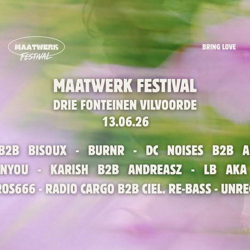 Promo van MAATWERK FESTIVAL, in opdracht van Maatwerk