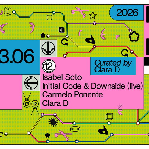 Promo van C12 Curated by Clara D w/ Isabel Soto, Carmelo Ponente, Initial Code &amp; Downside, in opdracht van C12