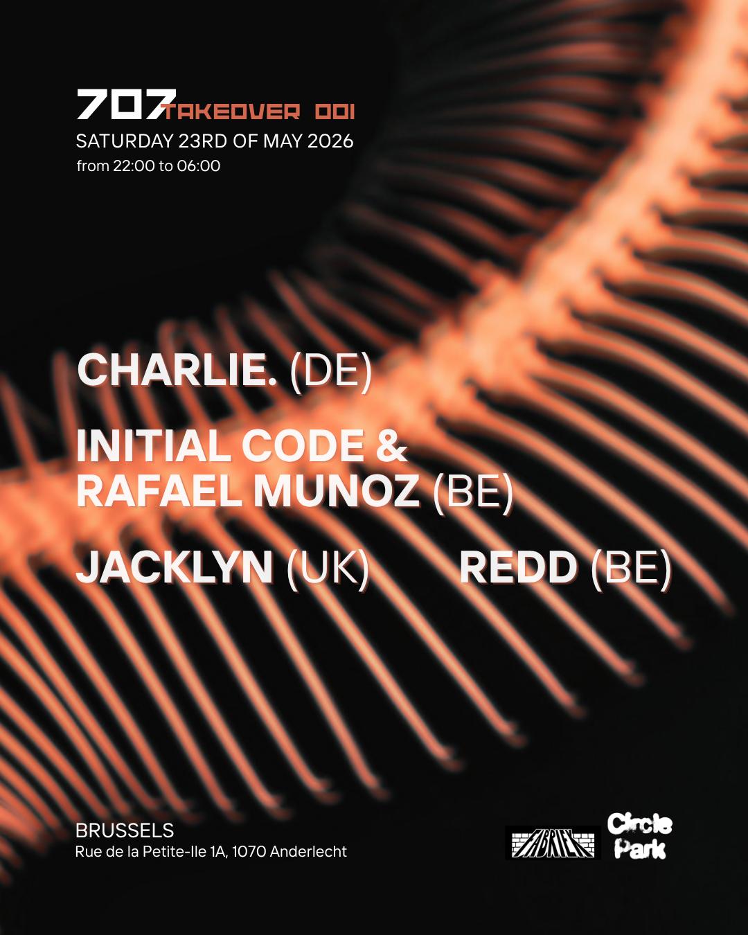Promo van Afterparty Circle Park • 707 Agency @ La Fabriek, in opdracht van 707 Agency