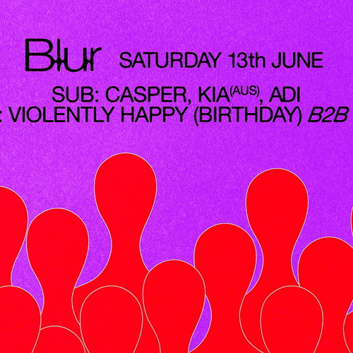Promo van BLUR with Kia, Adi, Violently Happy, Sookie, Casper, in opdracht van Blur.brussels en UMI