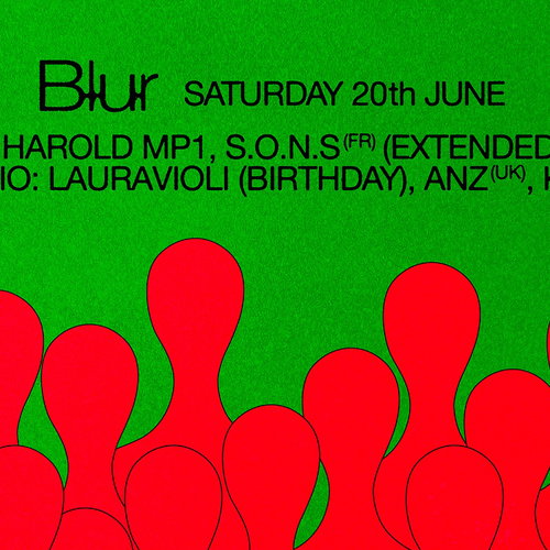 Promo van BLUR with Anz, S.O.N.S, KŌMA, Lauravioli, Harold MP1, in opdracht van Blur.brussels en UMI