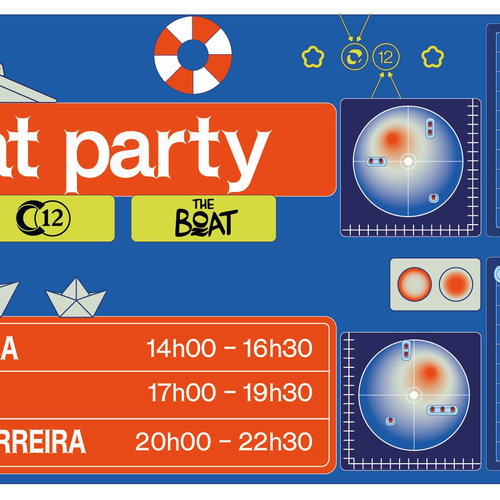 Promo van C12 Boat Party w/ Paulo Sea, Casper, Chris Ferreira, in opdracht van C12