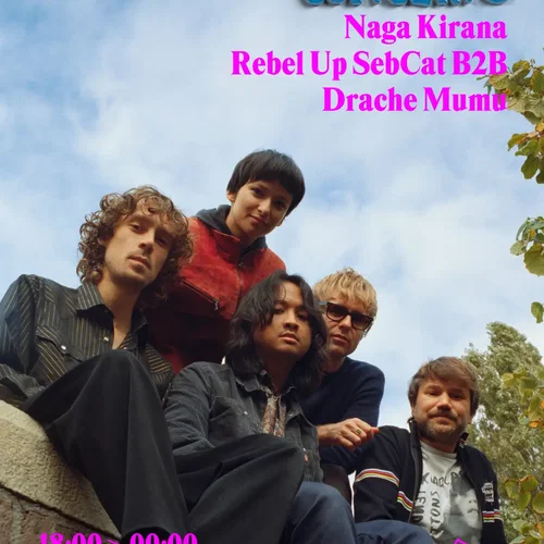 Artwork van HOLIDAYS ☼ Naga Kirana + Rebel Up SebCat B2B Drache MuMu, in opdracht van Recyclart