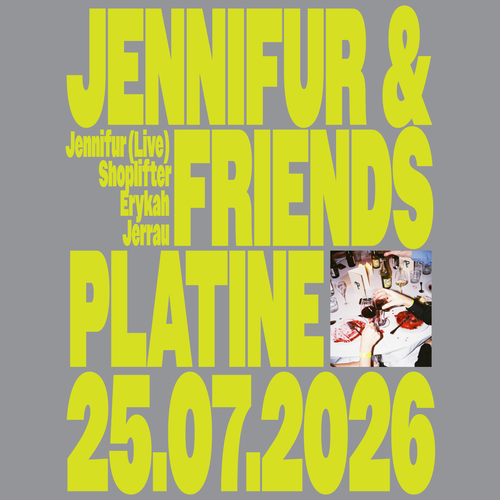 Promo van Jennifur &amp; Friends x Platine, in opdracht van LaVallée, Platine.bxl en Jennifur &amp; Friends