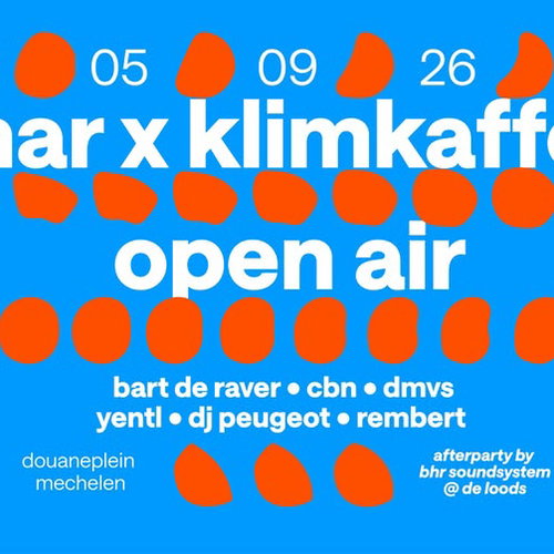 Promo van Lunar x Klimkaffee Open air - FREE + Afterparty hosted by BHR, in opdracht van LUNAR, KlimKaffee Mechelen en BHR Soundsystem