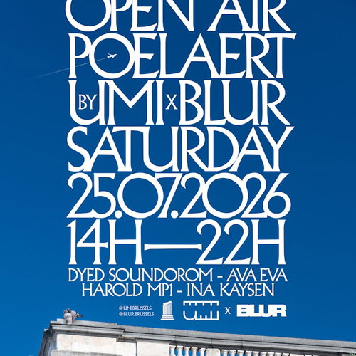 Artwork van BLUR x UMI Open Air · Poelaert, in opdracht van Blur
