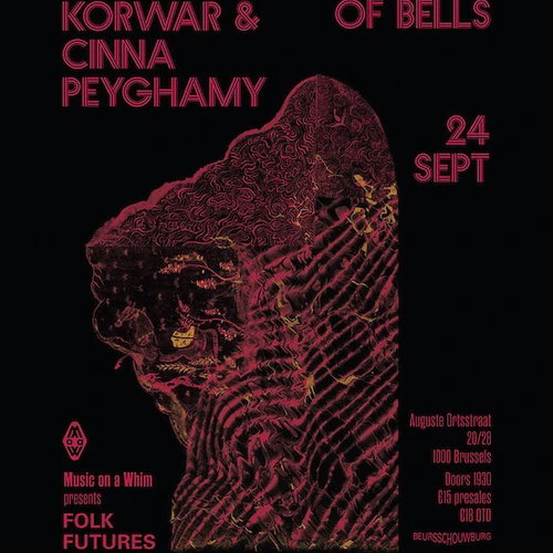 Promo van Music on a whim presents Folk Futures w/ Sarathy Korwar &amp; Cinna Peyghamy + Monopoly of Bells, in opdracht van Beursschouwburg