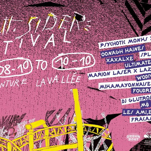 Promo van IN.OUT.SIDER FESTIVAL #5, in opdracht van in.out.sider festival, LaVallée en Urban Boat