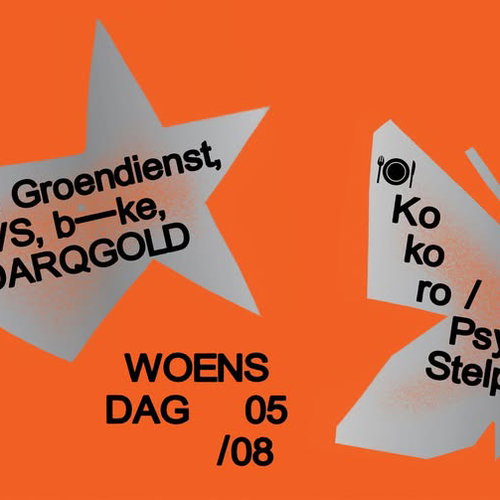 Promo van Stelplaza // gemak! met De groendienst, Stan VS, b–ke, DARQGOLD / Kokoro ramen / Psyder, in opdracht van Stelplaats en Gemak