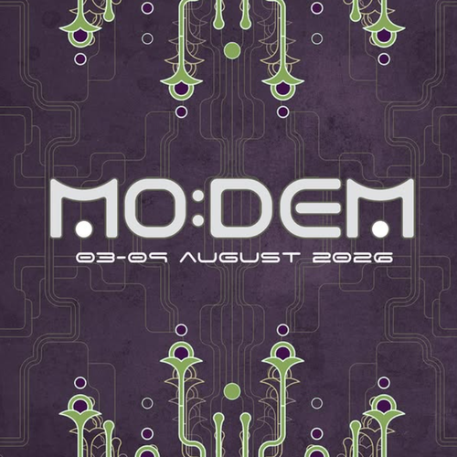Artwork van MoDem Festival 2026 (Momento Demento), in opdracht van MoDem Festival
