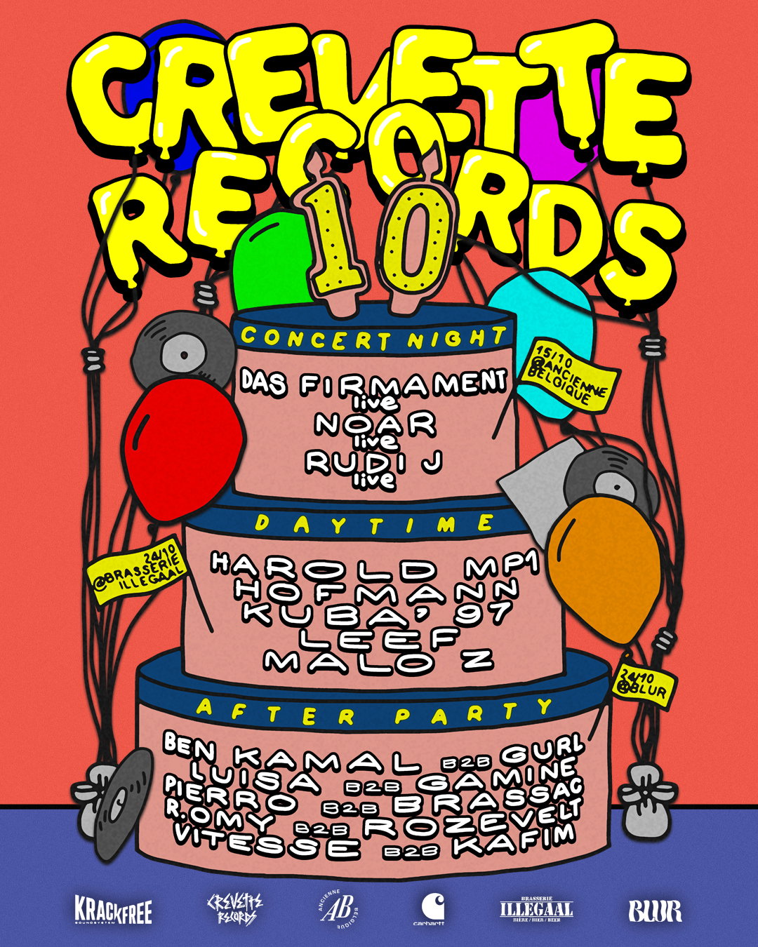 10 YEARS CREVETTE RECORDS