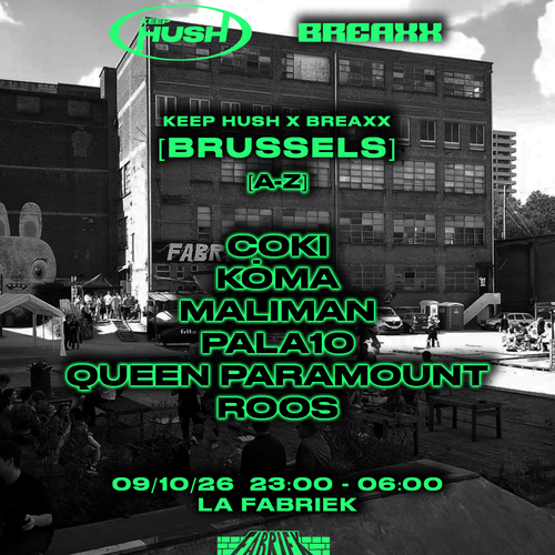Promo van BREAXX X Keep Hush, in opdracht van La Fabriek, Keep Hush en BREAXXX