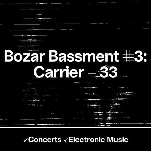 Promo van Carrier - 33, in opdracht van Bozar