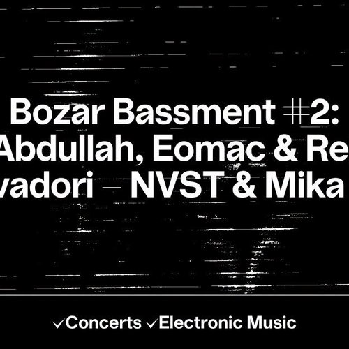 Promo van Saint Abdullah, Eomac &amp; Rebecca Salvadori - NVST &amp; Mika Oki, in opdracht van Bozar