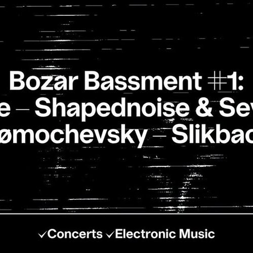 Promo van cratje – Shapednoise &amp; Sevi Iko Dømochevsky – Slikback, in opdracht van Bozar