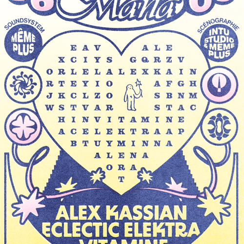Promo van Mana with Alex Kassian, Eclectic Elektra &amp; Vitamine 15H-00H, in opdracht van Usquare en Vitamine