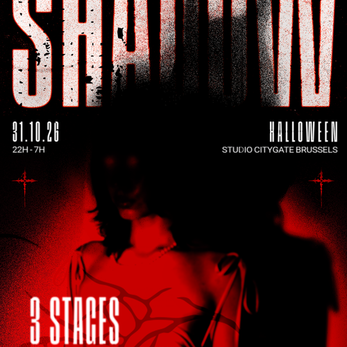 Promo van Shadow Halloween 3 Stages rave, in opdracht van Studio CityGate, La Fabriek en Blanquette and Bass